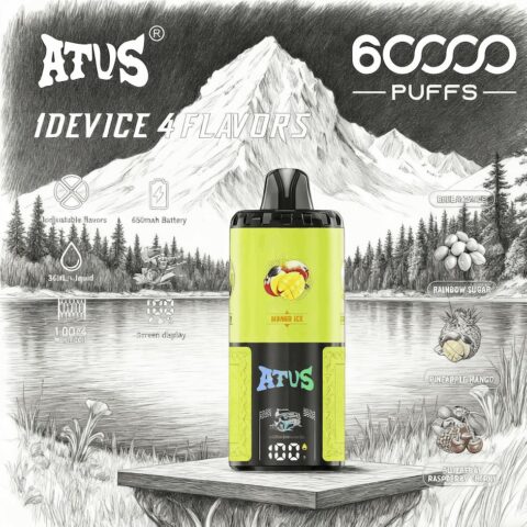 DE030 Vaper Desechable Puffs 60000 Caladas Vapers ATVS Vape