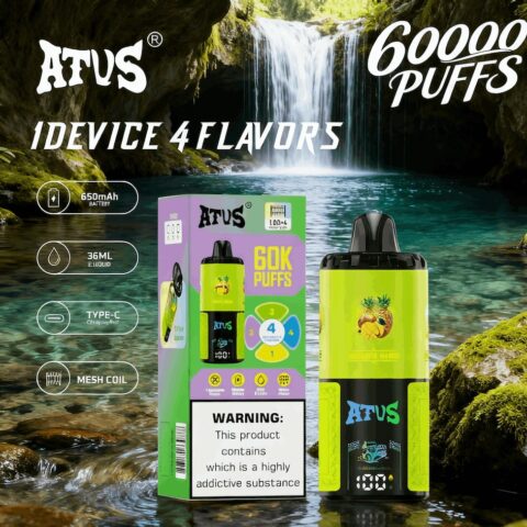 DE030 Vaper Desechable Puffs 60000 Caladas Vapers ATVS Vape
