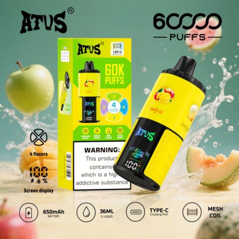 DE030 Vaper Desechable Puffs 60000 Caladas Vapers ATVS Vape