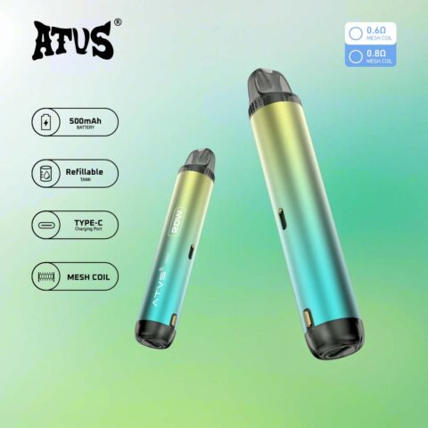 DE020 Dispositivo de sistema de kits de capsulas precargadas con flujo de aire ajustable MTL RDL ATVS Vape